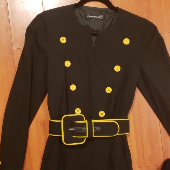 Louis Féraud Vintage Dress Size 4 - Picture 4 of 5